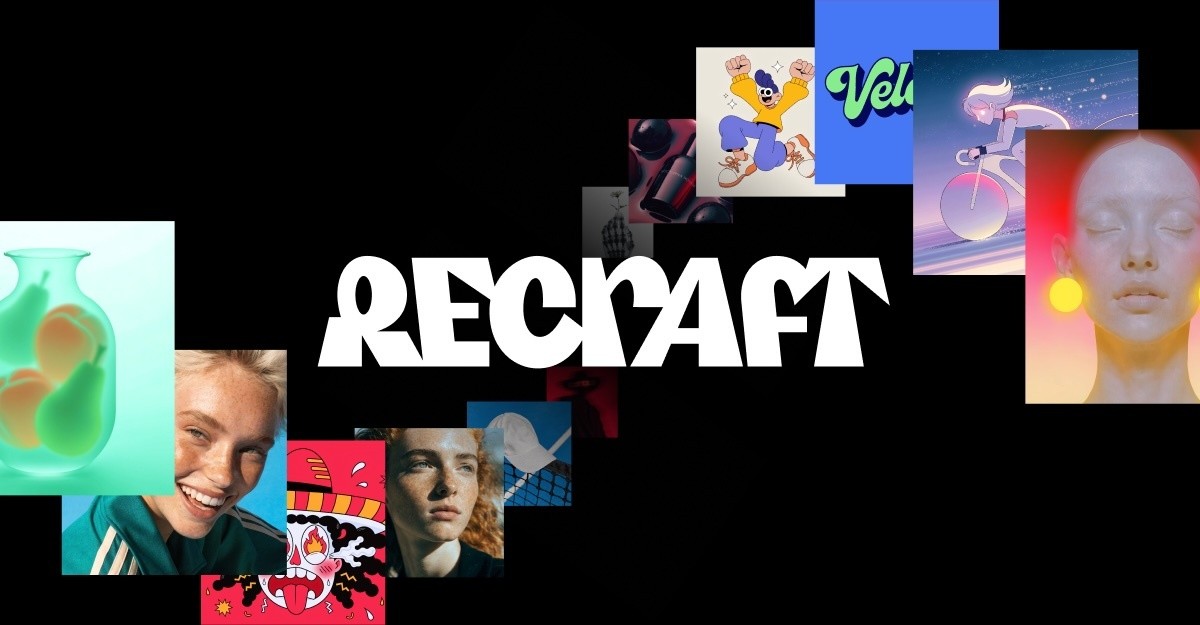 Recraft 官網提供的品牌預覽圖